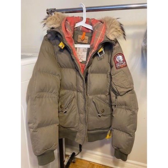 Men’s Parajumpers (L) Soft Shell Gobi Bomber in Olive green - Picture 6 of 8